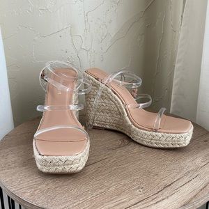Madden Girl Hillarie Strappy Espadrille Wedge Sandals 6.5 NEW✨